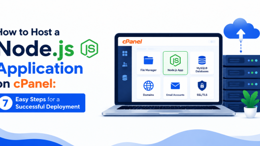 host a Node.js application on cPanel