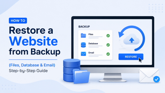 How to Restore a Website from Backup (Files, Database & Email) – Step-by-Step Guide