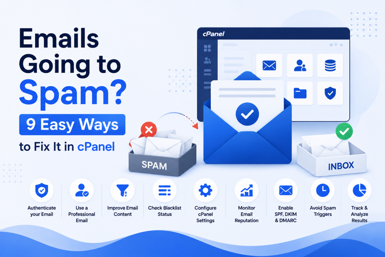 How to fix emails going to spam in cPanel