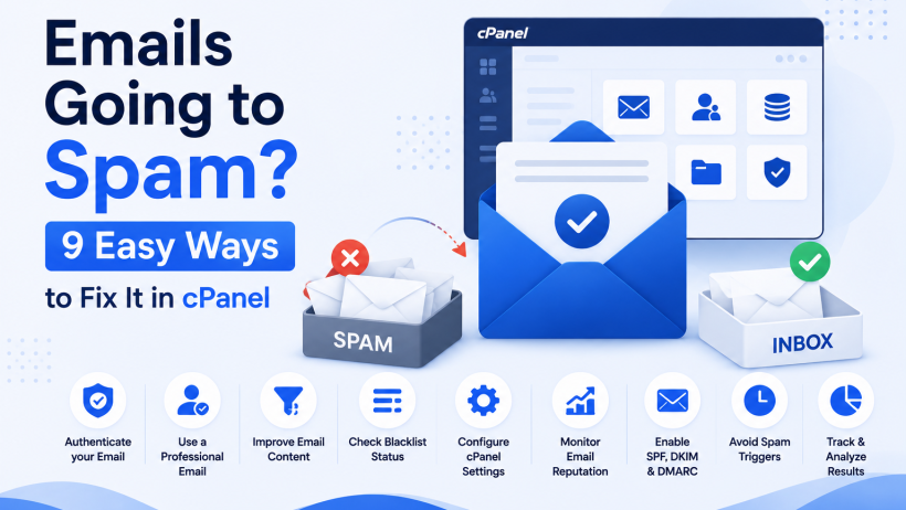 How to fix emails going to spam in cPanel