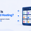 Diagram of one shared hosting server running several separate websites at once