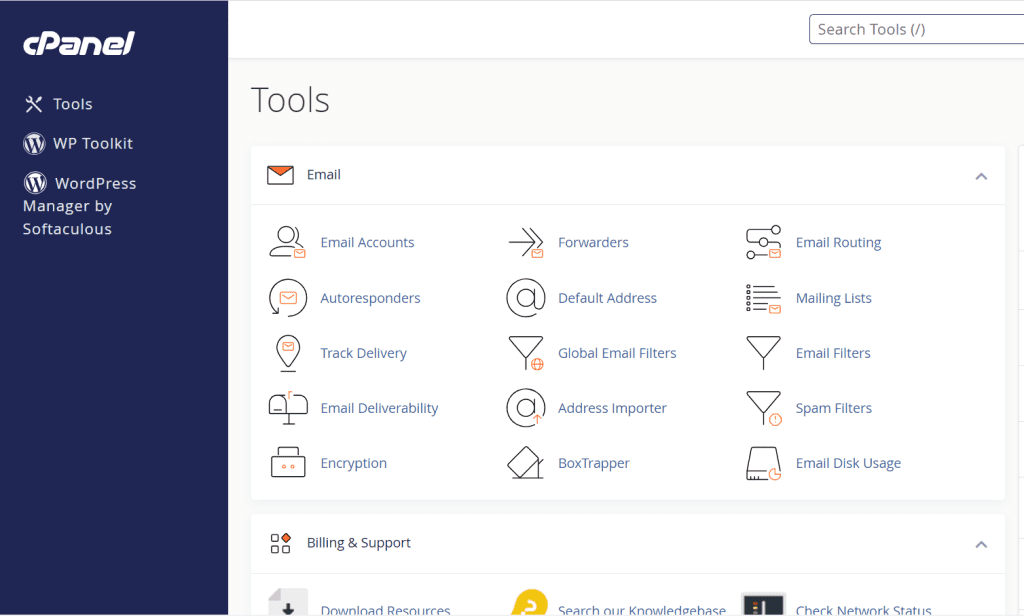 User-Friendly Control Panel